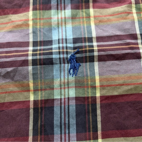 Ralph Lauren Academia Flannel Button Down Classic Fit Long Sleeve, Preppy - Picture 4 of 6